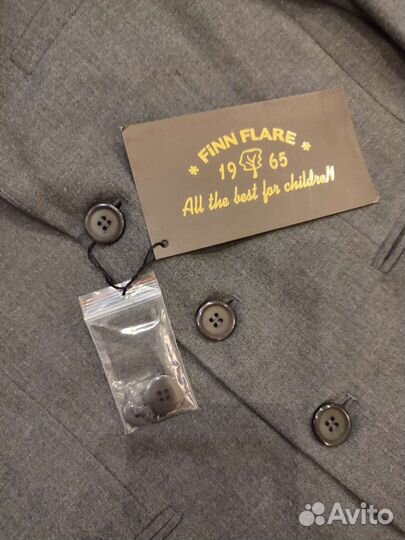 Пиджак школьный для мальчика 140