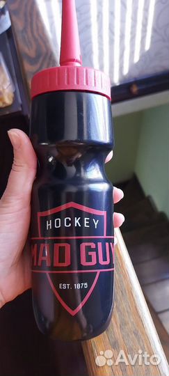 Бутылка для воды хоккейная