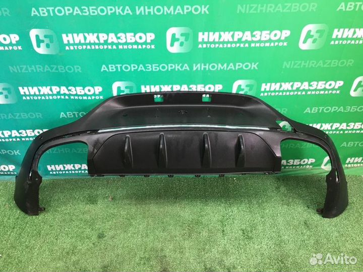 Юбка бампера задняя Mercedes Glc C253 2015