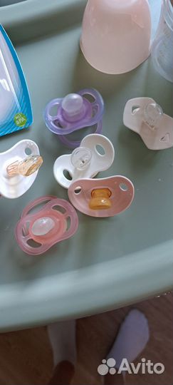 Соски пустышки бутылочка набором