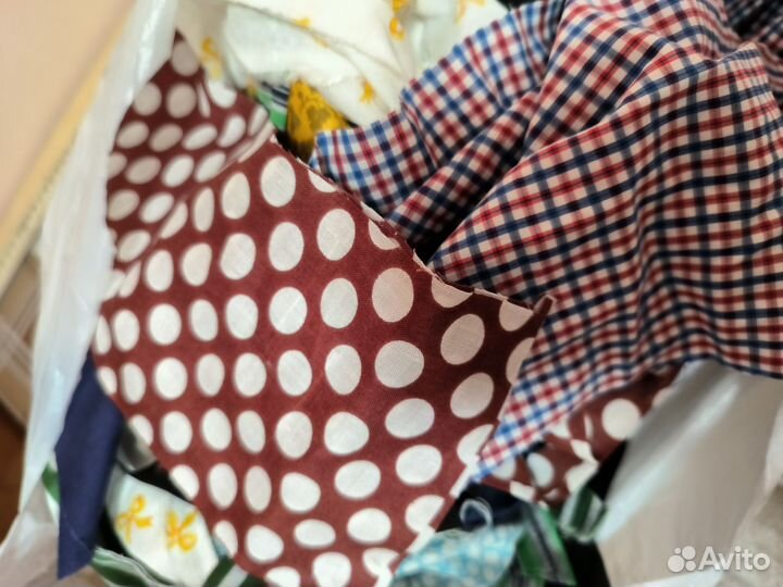 Мелкий лоскут СССР для поделок