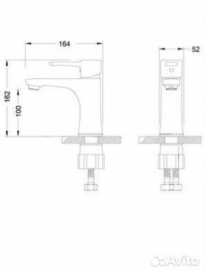 Смеситель для раковины Lemark Nero LR0206C