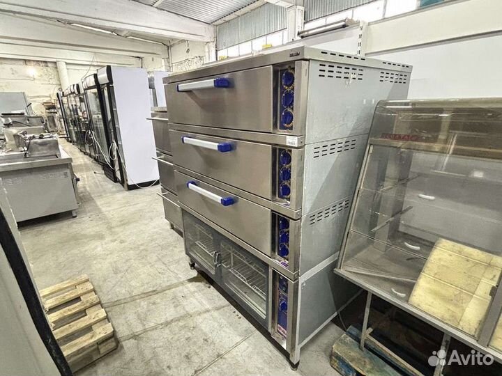 Шкаф пекарский Abat эш-3К с Шкаф расстоечный Abat шрт 4-эш