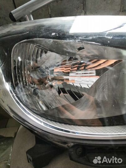 Hyundai solaris Солярис фара правая