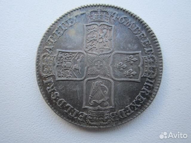 1/2 кроны 1746 год,Англия,Георг II,состояние