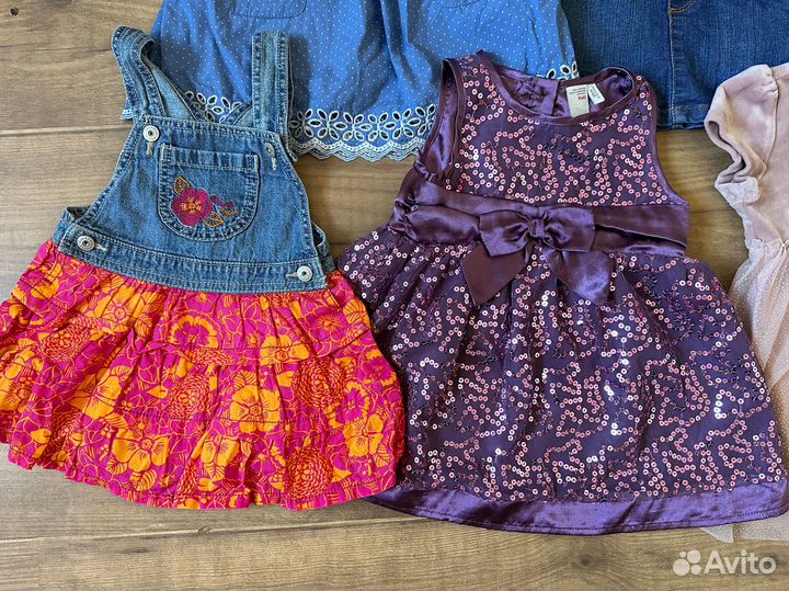 Пакетом Платья для девочки 86
