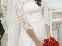 Свадебное платье А-силуэт, платье для венчания