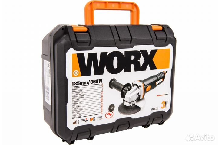 Болгарка worx WX712 860Вт