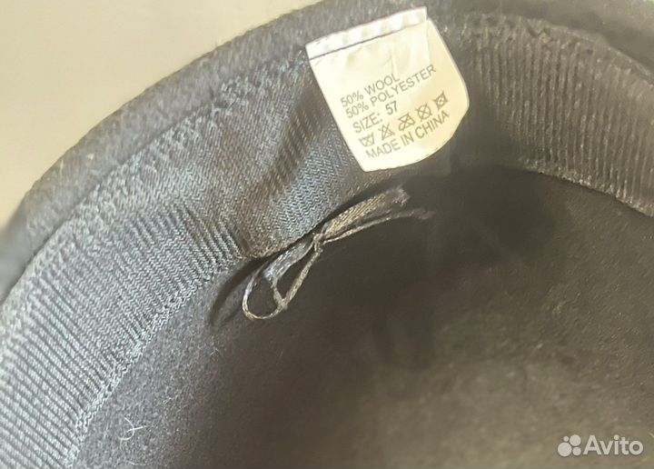 Шляпа кепка фетровая с ушками