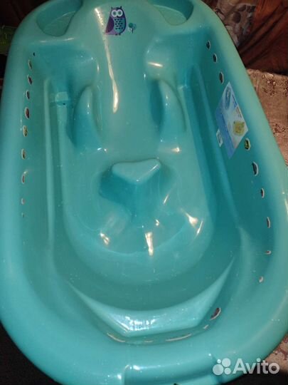 Ванночка для купания с горкой