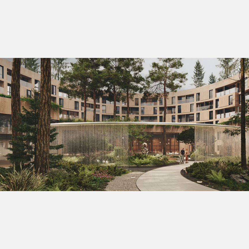 1-к. апартаменты, 43,2 м², 3/6 эт.