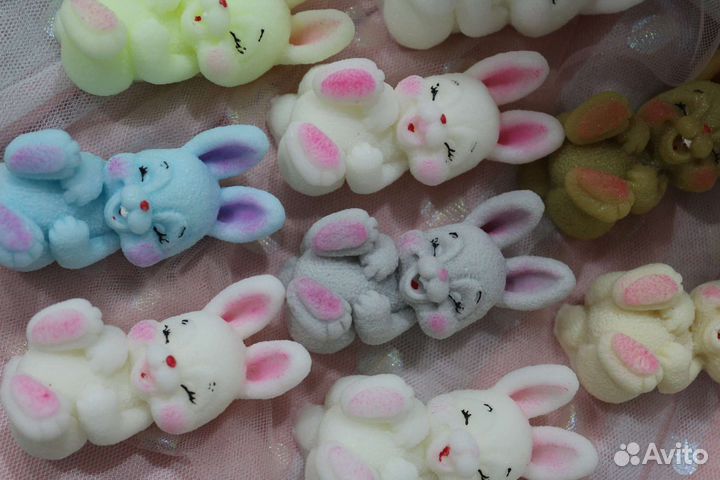 Мыло ручной работы зайка