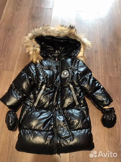 Зимний комбинезон трансформер 86 черный moncler