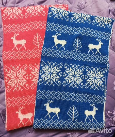 Комплекты шарф и варежки