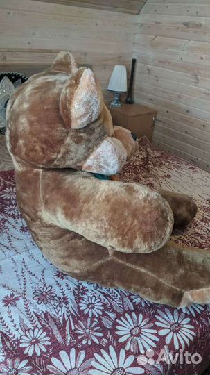 Большая мягкая игрушка медведь 80см