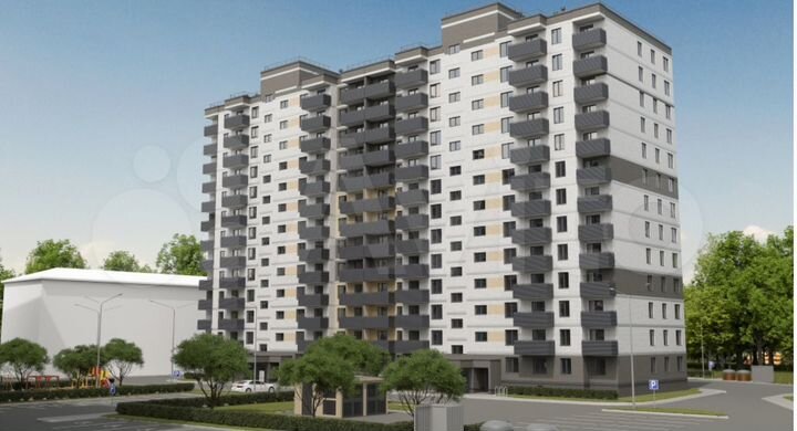 1-к. квартира, 37,7 м², 2/13 эт.