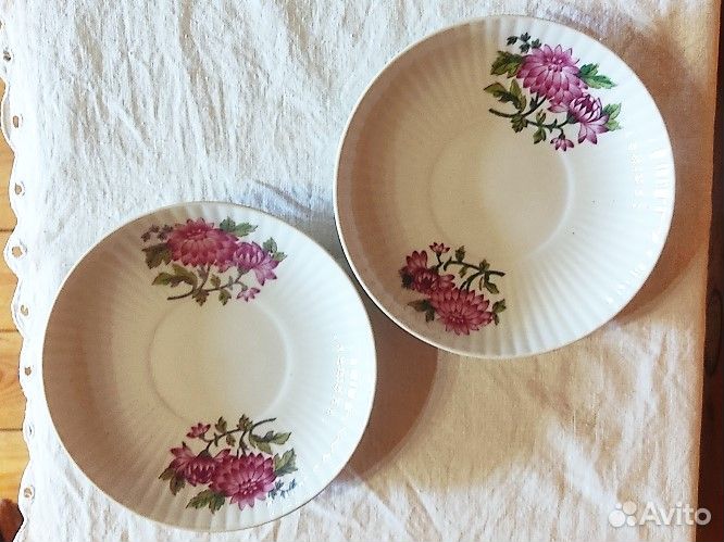 Чайные блюдца ссср,вербилки, лфз, Дулево