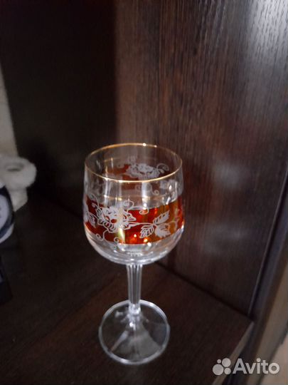 Бокалы хрустальные Богемия СССР