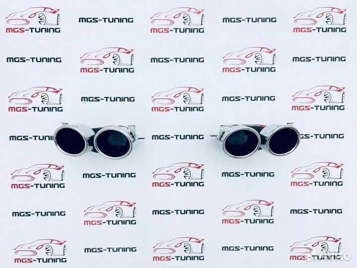 Насадки на выхлоп 45 AMG хром W177/C118/X247