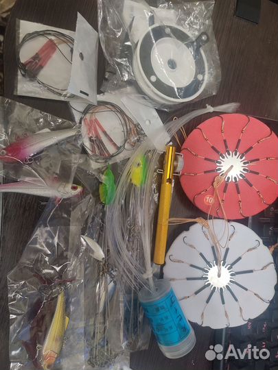 Мешок приманок, блесна, вибы, теил-спиннеры и т.д