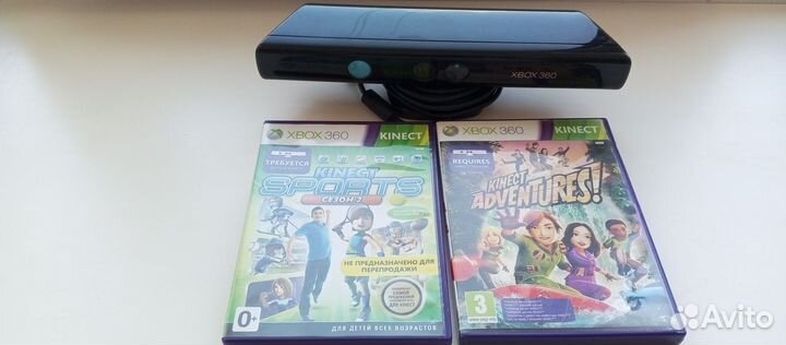Xbox 360 kinect с дисками