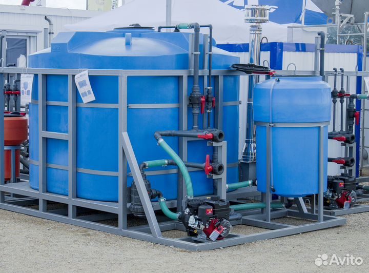 Растворный узел для удобрений