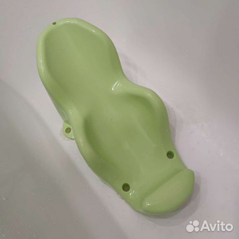 Горка для купания зелёная