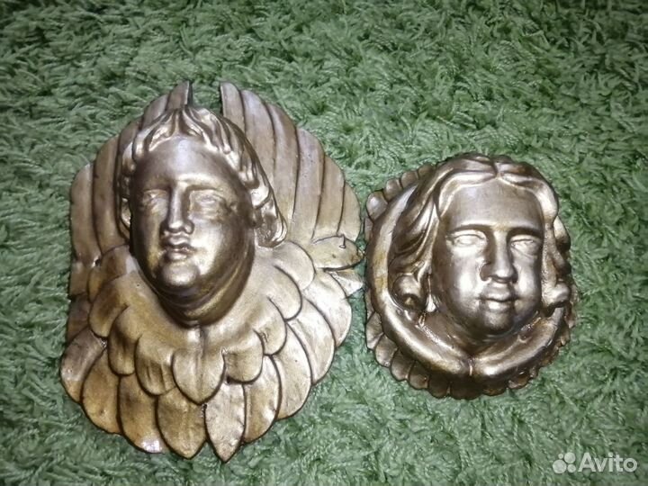 Ангелы херувимы из дерева 19век