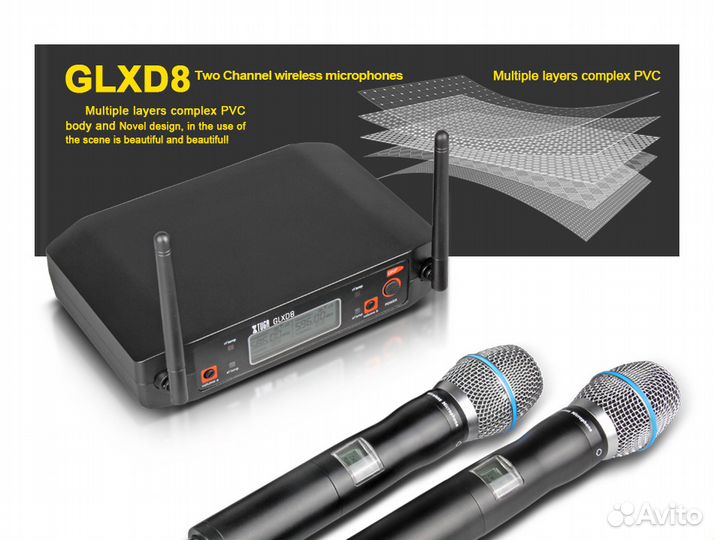 Микрофон радио (беспроводной) Аналог шур