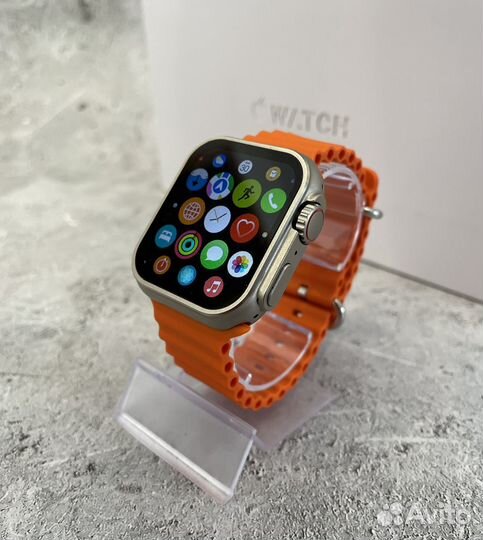 Apple watch Ultra с Яблоком