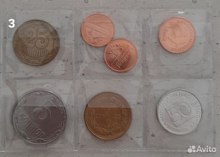 Разные монеты мира