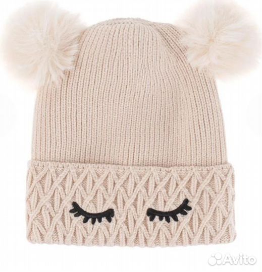 Шапка зимняя для девочки 50 52