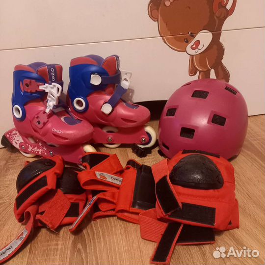Ролики + шлем +защита