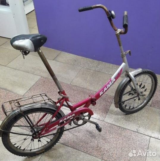 Складной подростковый велосипед Кама, колеса-20