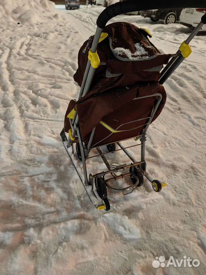 Коляска санки