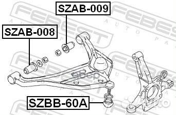 Пыльник опоры шаровой suzuki grand vitara/escud