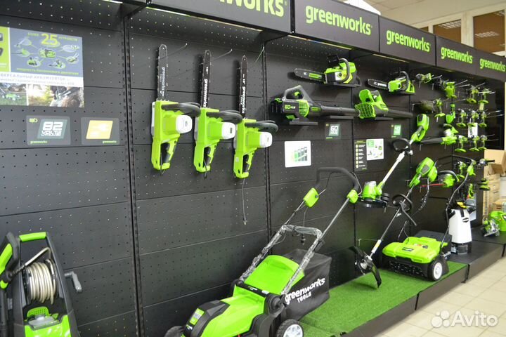Снегоуборщик аккумуляторный Greenworks 60 V