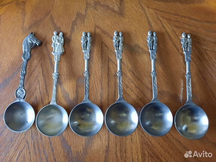 Немецкие оловянные ложки разные