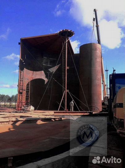 Резервуар от завода 25 м3 и более. рвс