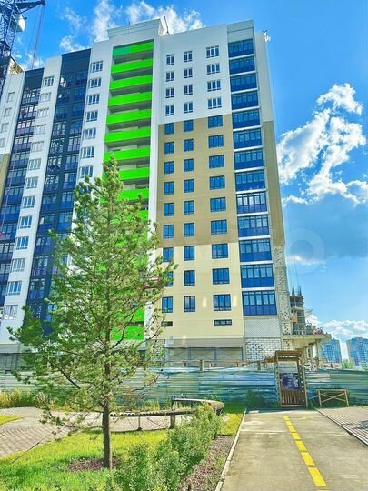 2-к. квартира, 68,4 м², 7/16 эт.