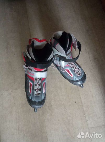 Коньки раздвижные р 30-33