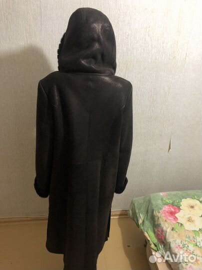 Дубленка женская 52