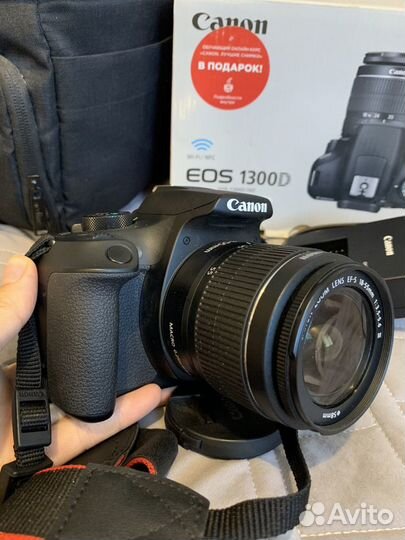 Зеркальный фотоаппарат Canon eos 1300d