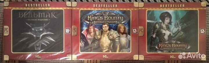 Игровые диски 1С Bestseller