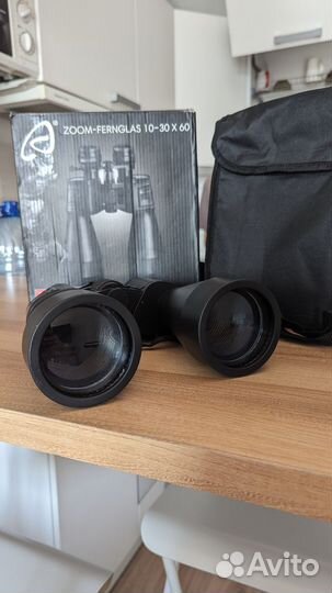 Бинокль auriol zoom fernglas 10 30x60