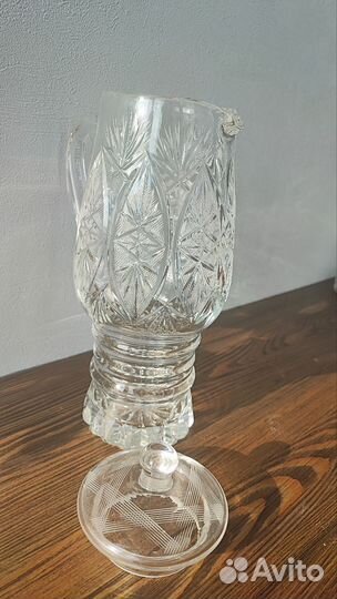 Штоф (графин) СССР хрусталь с стаканами