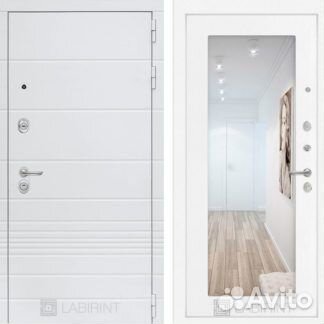 Дверь входная trendo с зеркалом