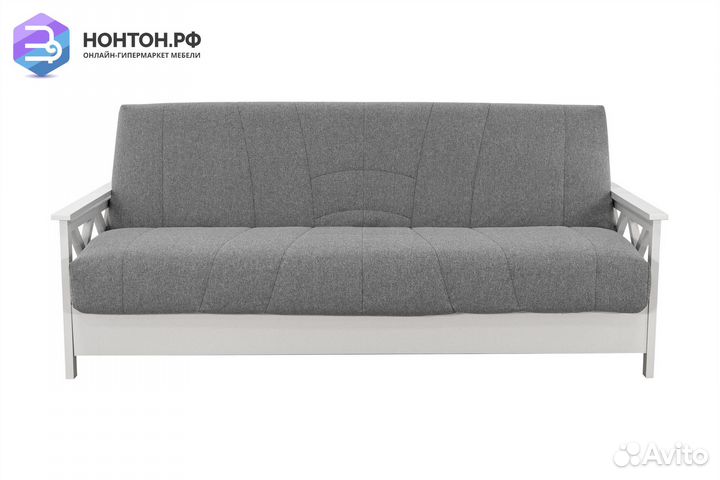 Диван книжка Ручеек Массив серый