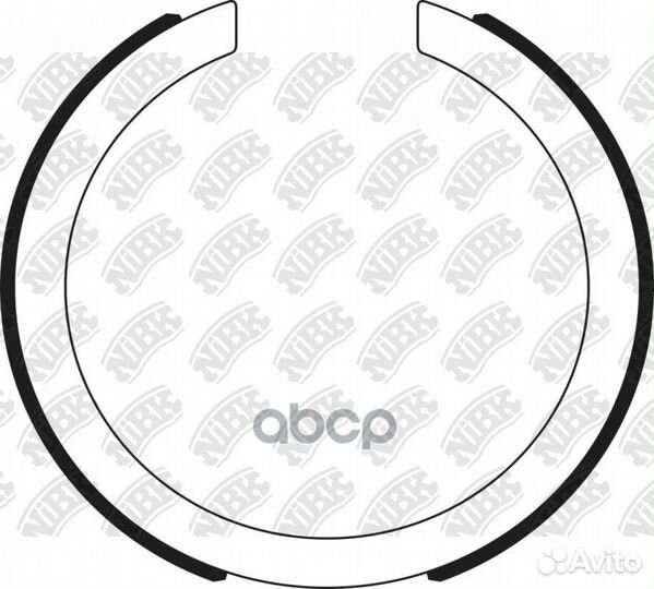 Колодки барабан.mazda CX-7 2.3 06-15/ 2.2 2.5 0