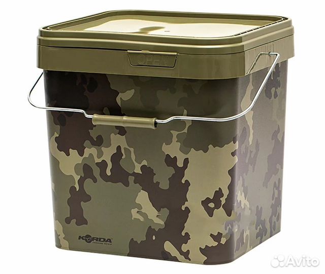 Korda Ведро Compac Bucket с крышкой 17л,10л, 5л
